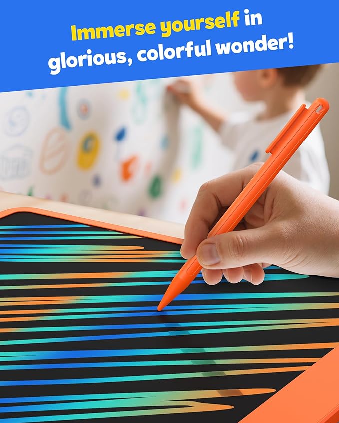 TEKFUN LCD Writing Tablet for Adults, Large Doodle Board, 16 Inch Colorful - Image 5