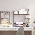 Snughome Desk Shelf, 31.9" Desktop Organizer Shelf, Desk Hutch - Image 4