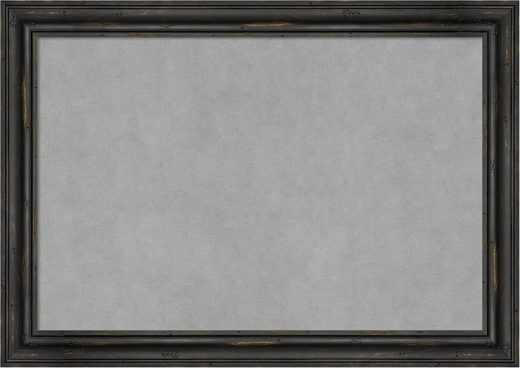 Amanti Art Black Framed Magnetic Board 19x27 Medium Vision Board