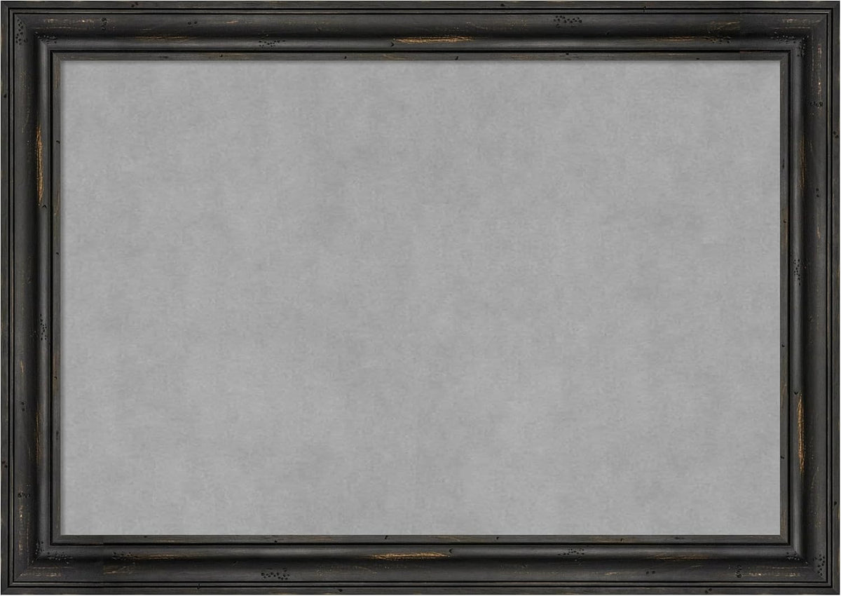 Amanti Art Black Framed Magnetic Board 19x27 Medium Vision Board