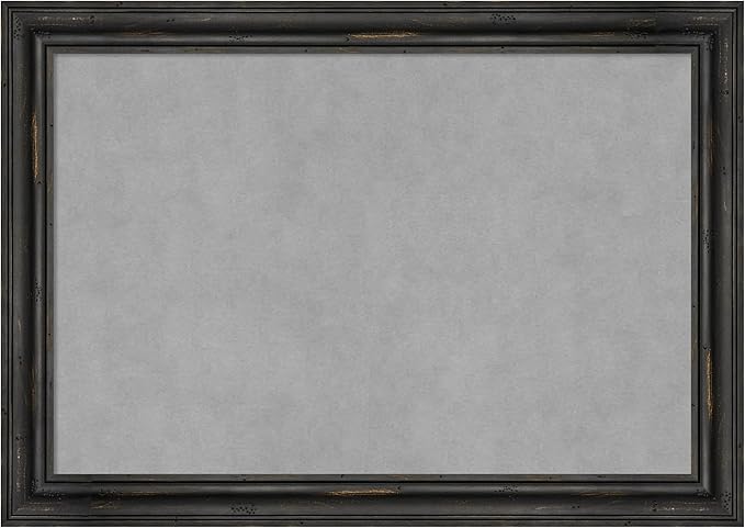 Amanti Art Black Framed Magnetic Board 19x27 Medium Vision Board by AmantiArt