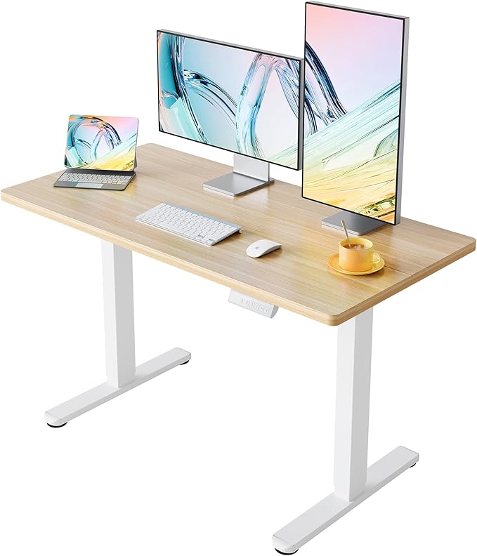 HUANUO Electric Standing Desk, 55 x 24 Inch Height Adjustable Computer Desk by HUANUO