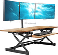 Rocelco 46" Large Height Adjustable Standing Desk Converter by Rocelco
