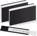 Realth C Channel Magnetic Label Holders 30 Pack 0.78" x 4" by Realth