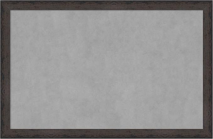 Amanti Art Black Framed Magnetic Board 23x35 Large Vision Board by AmantiArt