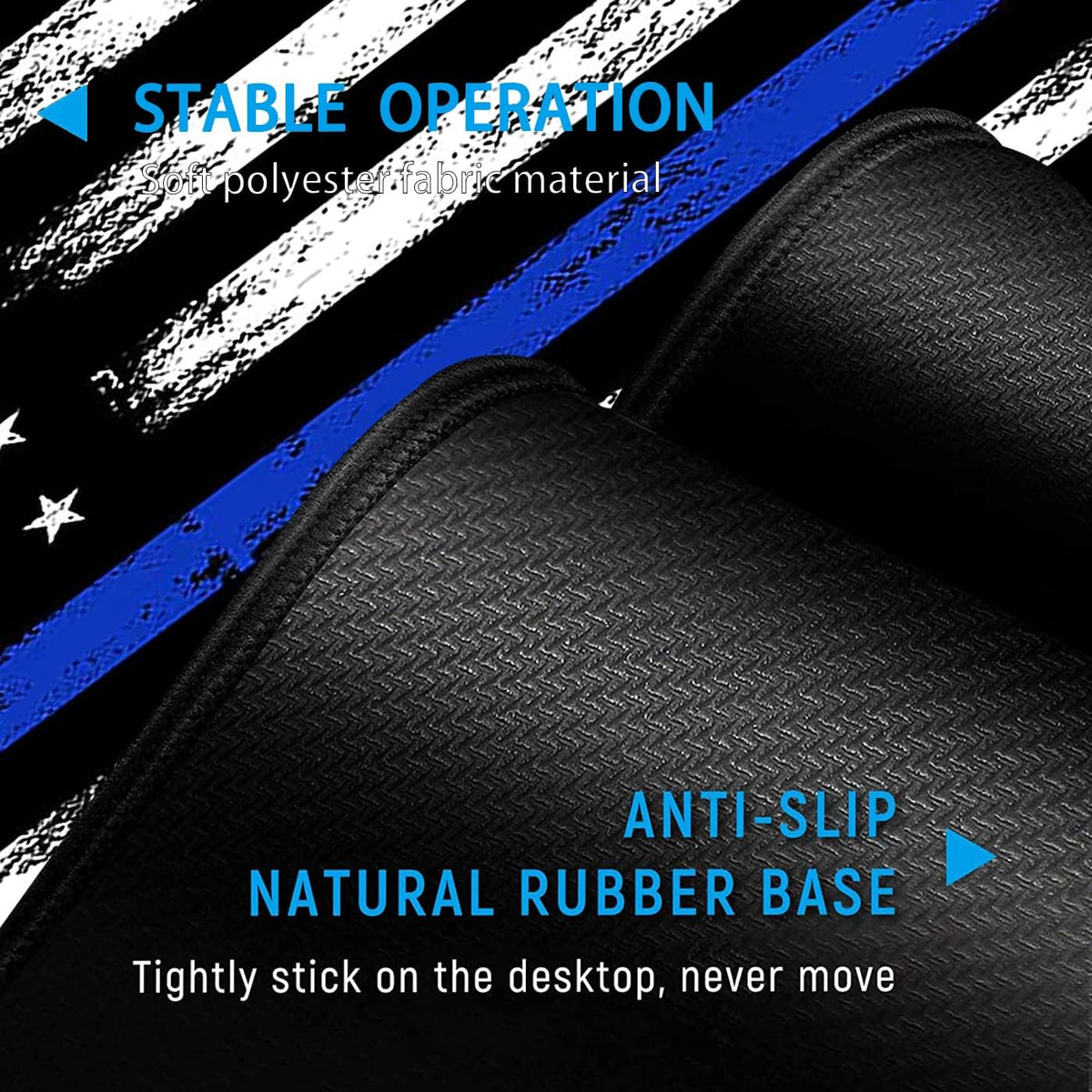 Large Gaming Mouse Pad with Stitched Edges, Extended XXL Mousepad, Office Des...