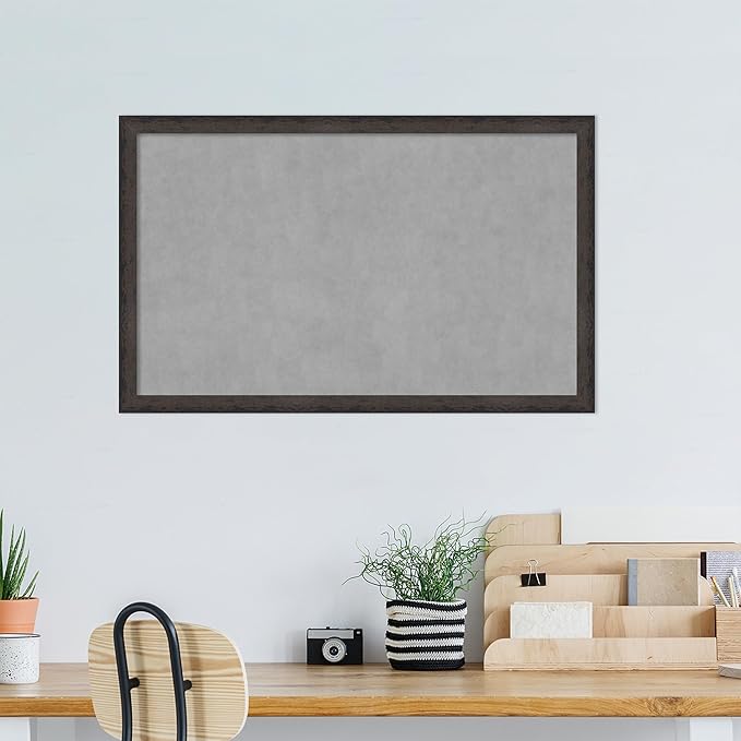 Amanti Art Black Framed Magnetic Board 27x43 Large Vision Board - Image 5