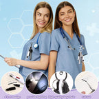 12 pcs Nurse Pen Set Two Colors Black Silver Include Permanent Marker Pen Pen - Image 7