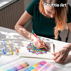 Shuttle Art 260 Pack Gel Pens Set, 130 Colors - Image 6