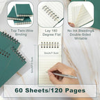 Tenceur 18 Pcs Pocket Notebook Bulk Small 3x5 Inch Spiral Notepads Mini Top - Image 2