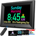 GOLOZA 7'' Digital Dementia Clock, Talking Clock