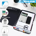 Black Clipboard with Storage Heavy Duty, TFDLCG zm Clip Boards 8.5x11 with Pen - Image 2