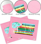 YoeeJob Pencil Pouch for 3 Ring Binder, Zipper Binder Pencil Pouches Bulk - Image 5
