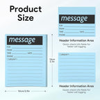 9Pack Phone Message Pads for Office, 4 x 5 Inch Self-Stick Note Pads, While You - Image 2