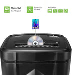 Aurora AU1225MA High-Security 12-Sheet Micro-Cut Paper and CD/Credit Card - Image 2