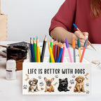 QZQE Dog Pen Pencil Holder Organizer - Image 2