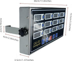 12 Channel Kitchen Timer Digital Kitchen Timer Loud Alarm Cooking Calculagraph - Image 3