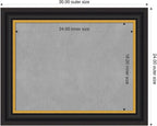 Amanti Art Black Framed Magnetic Board 24x30 Medium Vision Board - Image 2