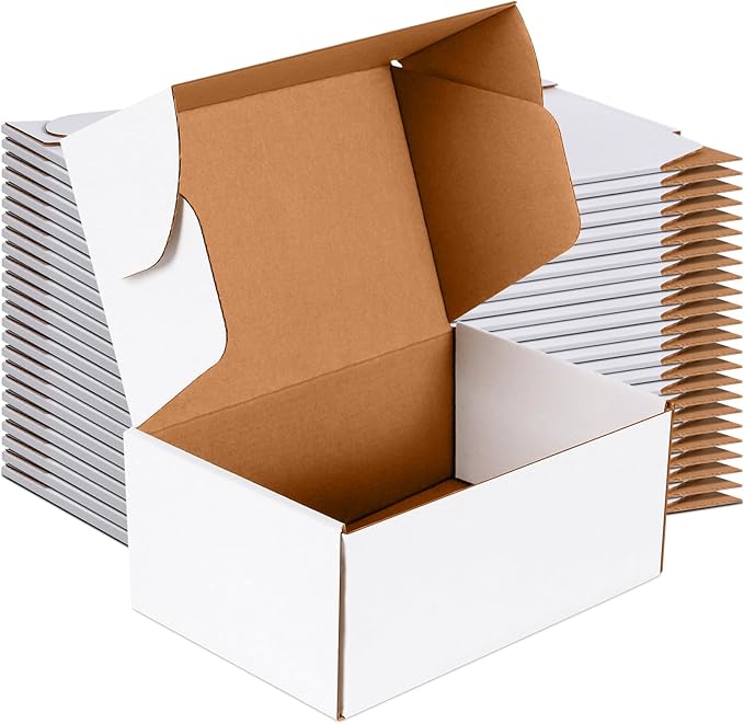JOWLOT 9x6x4 inch Small Shipping Boxes Set of 25 by JOWLOT