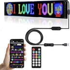 Programmable LED Signs, Flexible Scrolling LED Display, Edit Text, Animations by XIAOOHO