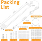 maylit Under Cabinet Lighting Plug in, Renter Friendly Lamp, Wired 110V 120V - Image 7