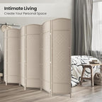 Cocosica 6 Panel Room Divider, 6Ft Folding Privacy Screen, Tall - Image 4