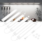 maylit Under Cabinet Lighting Plug in, Renter Friendly Lamp, Wired Indoor Lights by maylit