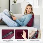 AHUAWA Back Support Pillow for Recliner Chair, Memory Foam Couch Back Cushions - Image 6