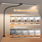 shinetech led desk lamp for home office, ultra, close-up detail