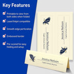 Avery Printable Tent Cards, 3.5" x 11", Ivory - Image 2