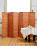 JOSTYLE 6ft Folding Privacy Screens 6-Panel Freestanding Room Dividers by Jostyle