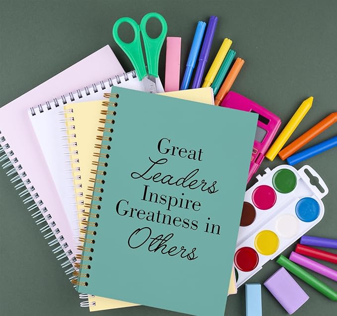 OXW Green Meeting Notebooks for Work, Leadership Gifts Office Work Notebook - Image 6
