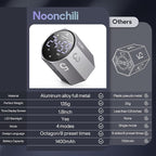 Digital Pomodoro Timer, Frosted Metal Productivity Cube Timer, 1.8 in LED - Image 4