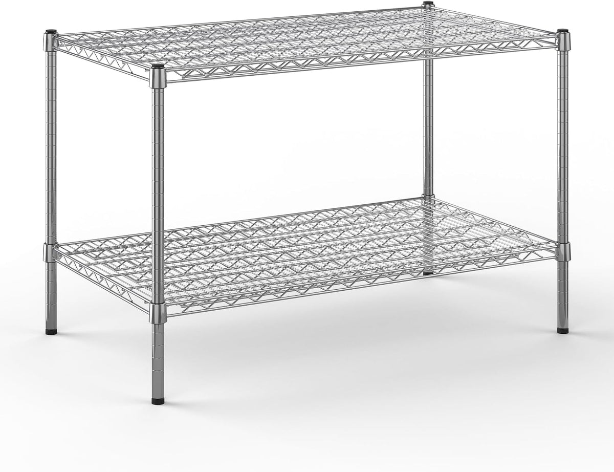 Regal Altair 24" Deep x 42" Wide x 27" Height Wire Shelving Kit | 2-Tier | NSF