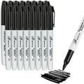 Buecs Permanent Markers, Fine Point, Waterproof & Smear Proof Markers, Quick by Buecs