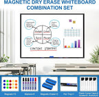H-Qprobd Large Magnetic White Board Dry Erase Whiteboard - Image 5