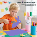 Cardstock 8.5 X 11, 40 Sheets, Dark purple Card Stock, 75lb/ 200gsm Copy Paper - Image 5