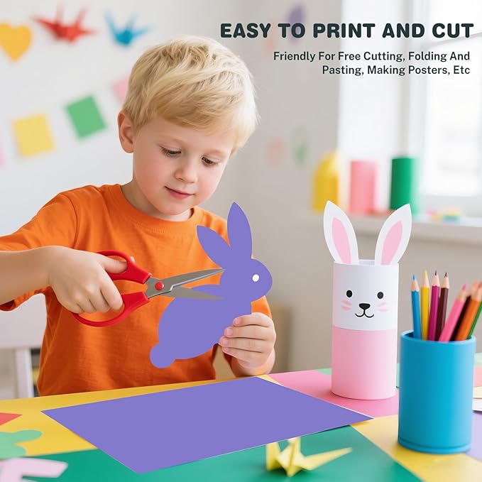 Cardstock 8.5 X 11, 40 Sheets, Dark purple Card Stock, 75lb/ 200gsm Copy Paper - Image 5