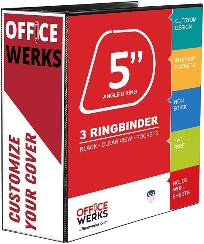 3 Ring Binders, 8.5" x 11" Presentation Folder by Unknown