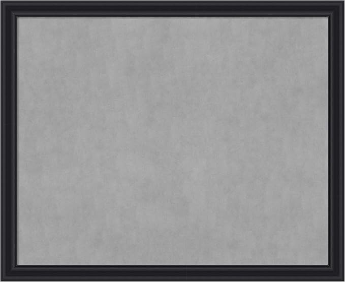 Amanti Art Black Framed Magnetic Board 36x44 X-Large Vision Board by AmantiArt
