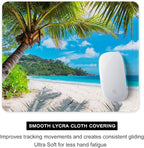 Auhoahsil Mouse Pad, 12 x 10 in Summer Beach Theme Computer Mouse Pad - Image 4