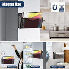 LQPAFZ Magnetic File Holder 1 Pockets File Folder Organizer, Office Hanging - Image 5