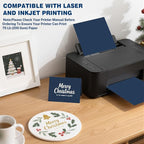 Cardstock 8.5 X 11, 40 Sheets Dark Blue Card Stock, 75lb/ 200gsm Copy Paper - Image 4