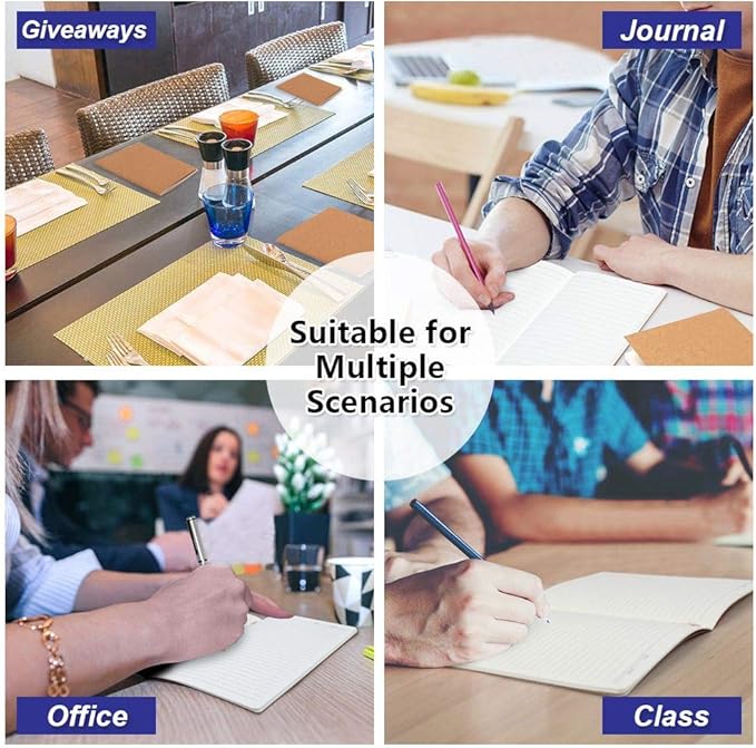 feela 30 Pack Kraft Notebooks, A5 60 Lined Pages Notebooks and Journals - Image 7