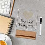 Engagement Gifts for Couples, Funny Wedding Countdown Acrylic Sign, Funny - Image 4