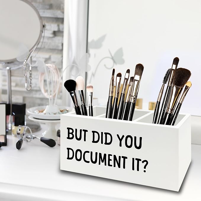 XPH Funny But Did You Document It Pen Pencil Holder Organizer - Image 4