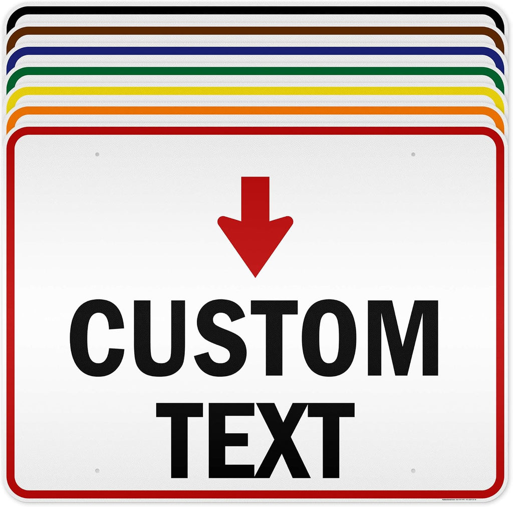 Custom Arrow and Directional Sign by My Sign Center