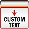 Custom Arrow and Directional Sign by My Sign Center