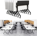 Goakwwuz Conference Room Table, Folding Conference Tables, Thicken Grey Tabletop by Goakwwuz