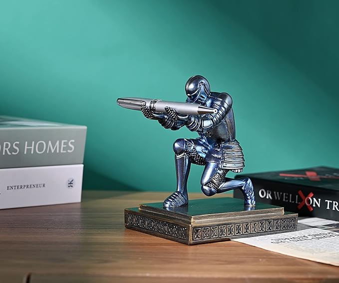 HDMbigmi Knight Pen Holder Pen Stand Desk Organizers and Accessories Resin - Image 5
